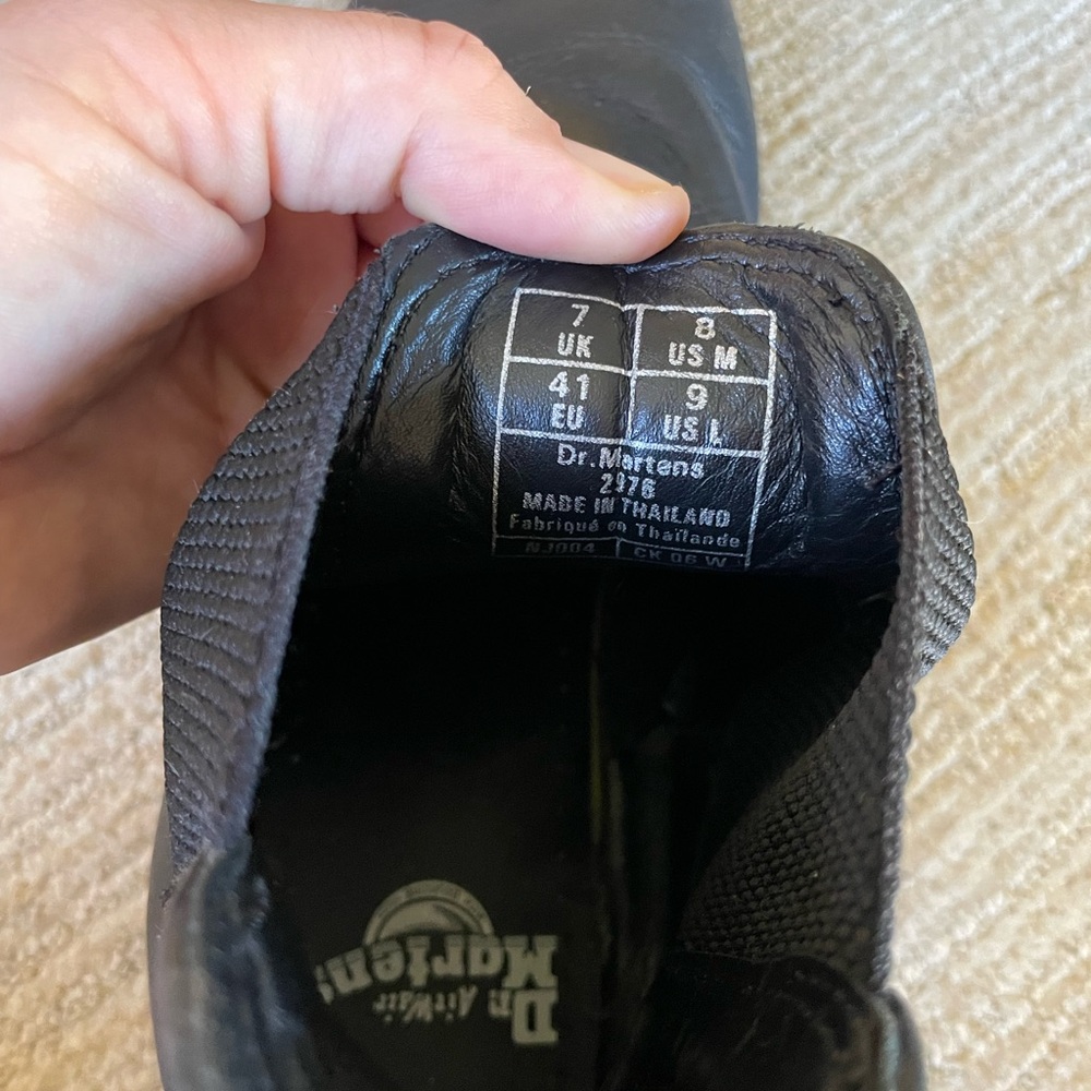 Dr. Martens Black Leather Ankle Boots - Picture 5 of 6